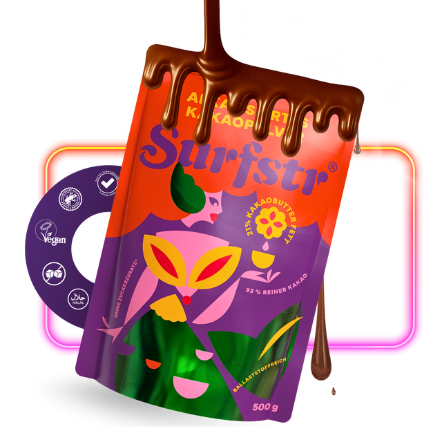 Alkalisiertes Kakaopulver 20-22% | Bio, Vegan, Ohne Zucker