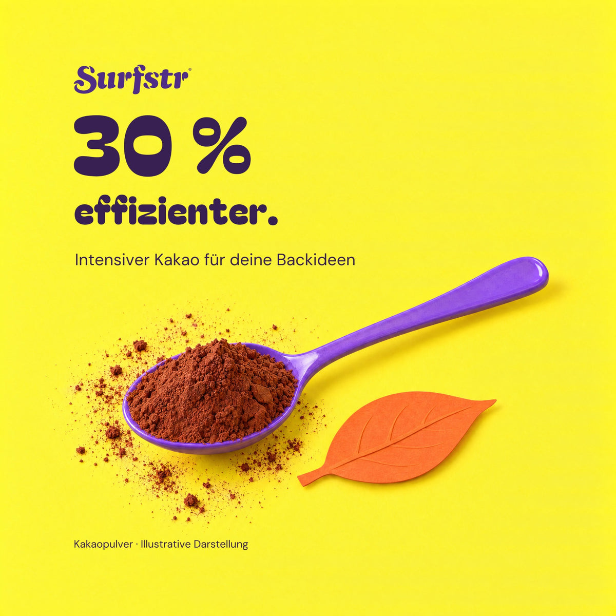 30 % effizienter: weniger Kakaopulver für gleichen Geschmack