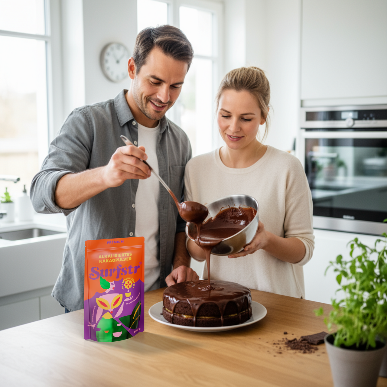 Alkalisiertes Kakaopulver 20-22% | Bio, Vegan, Ohne Zucker